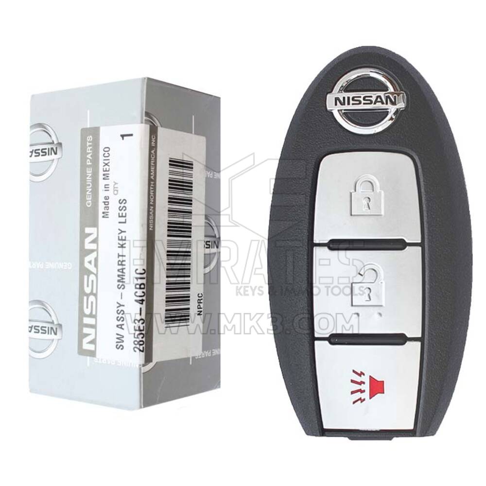 Brand NEW Nissan Rogue 2014-2015 Genuine/OEM Smart Remote Key 3 Buttons 433MHz 285E3-4CB1C / 285E3-4CB1A, FCCID: KR5S180144106 | Chaves dos Emirados