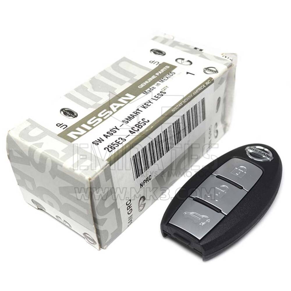 NEW Nissan X-Trial 2015 Genuine/OEM Smart Remote 3 Buttons 433MHz Manufacturer Part Number: 285E3-4CB5C , 285E34CB5C / FCCID: S180144104 | Emirates Keys