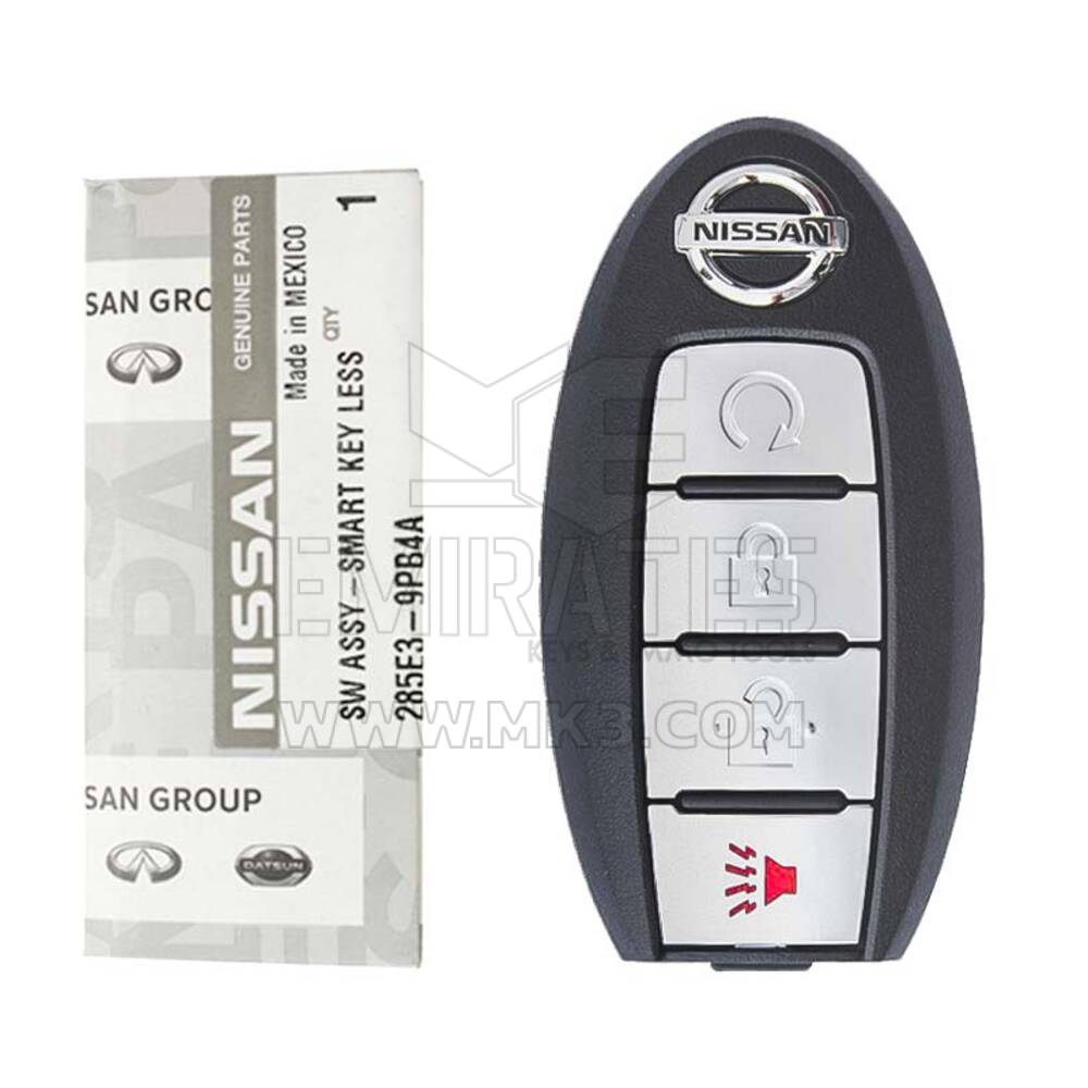 Clé à distance intelligente d'origine Nissan Pathfinder 285E3-9PB4 | MK3