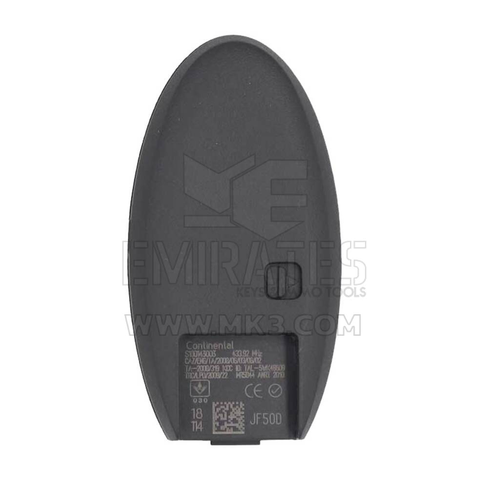 Nissan GTR 2013 Véritable clé intelligente 433 MHz 285E3-JF50E | MK3