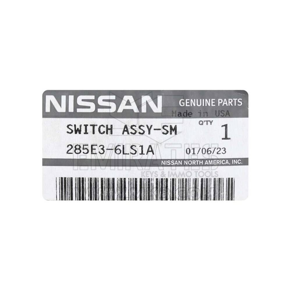 Yeni Nissan Altima Orijinal / OEM Akıllı Uzaktan Anahtar 3+1 Düğme 433MHz OEM Parça Numarası: 285E3-6LS1A - FCC ID: KR5TXN1 - IC: 78120-TXN1 S180144801| Emirates Anahtarları