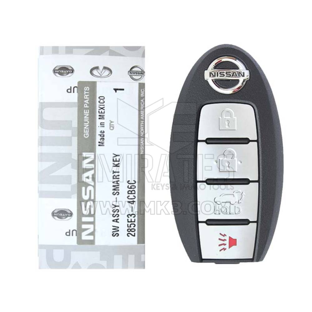 Brand New Nissan Rogue X-trail 2014-2021 Genuine/OEM Smart Key Remote 4 Buttons 433MHz 285E3-4CB6C / FCCID: KR5S180144106 S180144106 | Emirates Keys