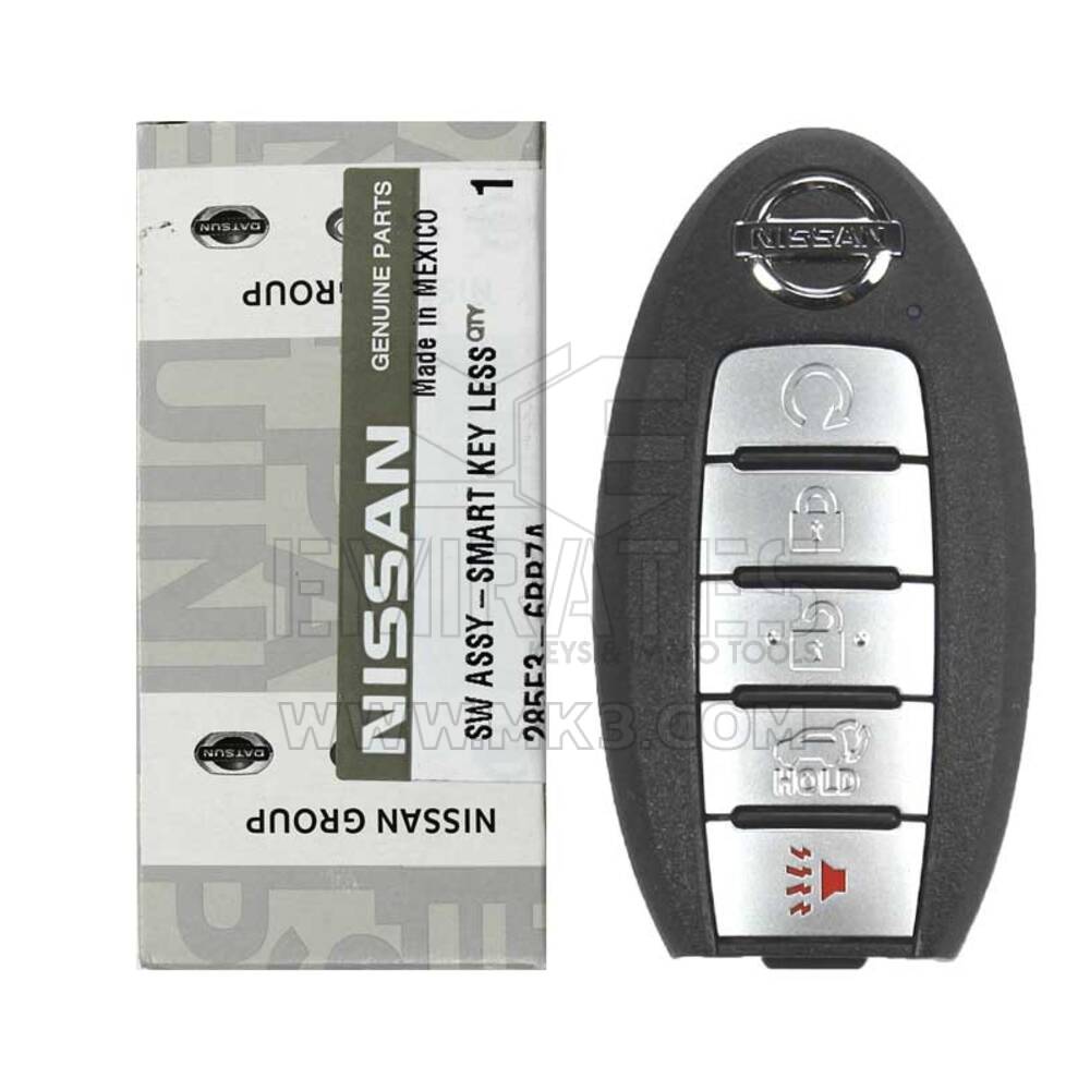 Marca NUEVA Nissan Rogue 2019 Genuine/OEM Smart Remote Key 5 Botones 433MHz 285E3-6RR7A 285E36RR7A / FCCID: KR5TXN4 S180144507 | Claves de los Emiratos