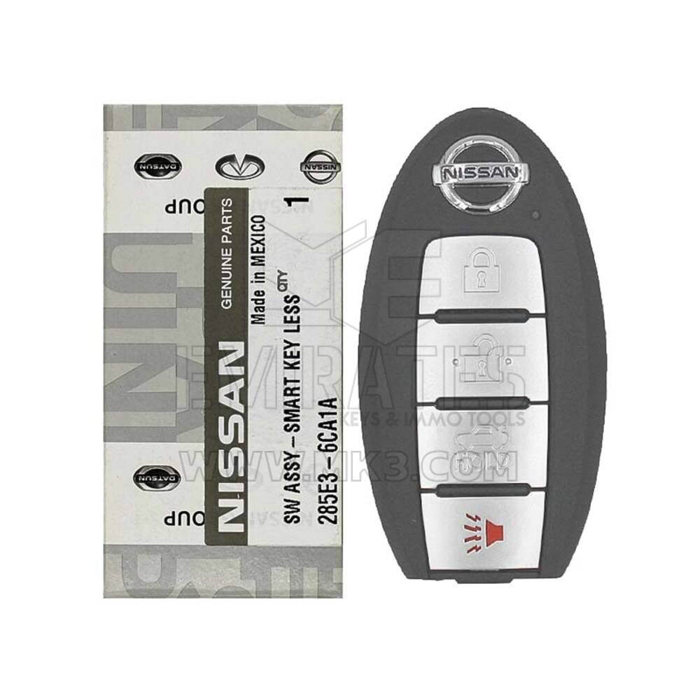 NUOVO Nissan Altima 2019-2020 Genuine/OEM Smart Remote Key 4 Pulsanti 433MHz Codice produttore: 285E3-6CA1A 285E36CA1A / FCCID: KR5TXN1 S180144801| Chiavi degli Emirati