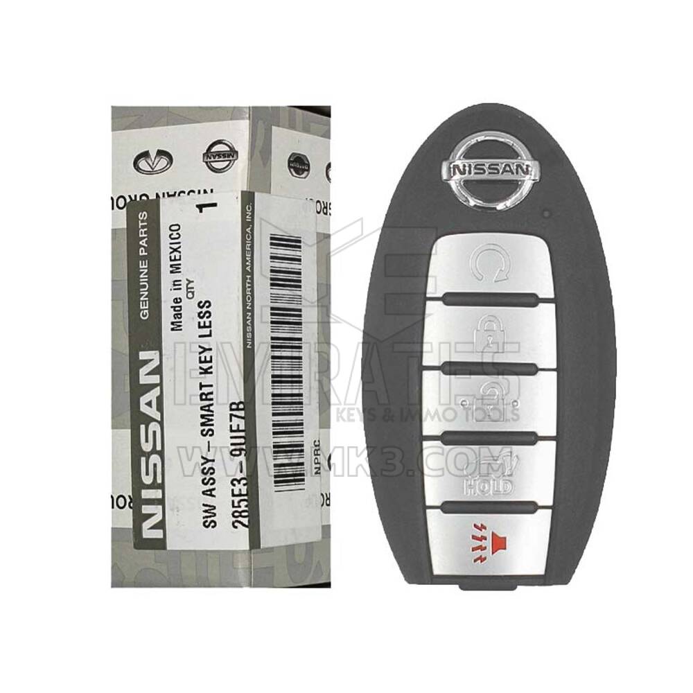 NOVO Nissan Murano Pathfinder 2019-2021 Genuine/OEM Smart Remote Key 5 Buttons 433MHz Número da peça do fabricante: 285E3-9UF7B / FCCID: KR5TXN7 S180144905| Chaves dos Emirados