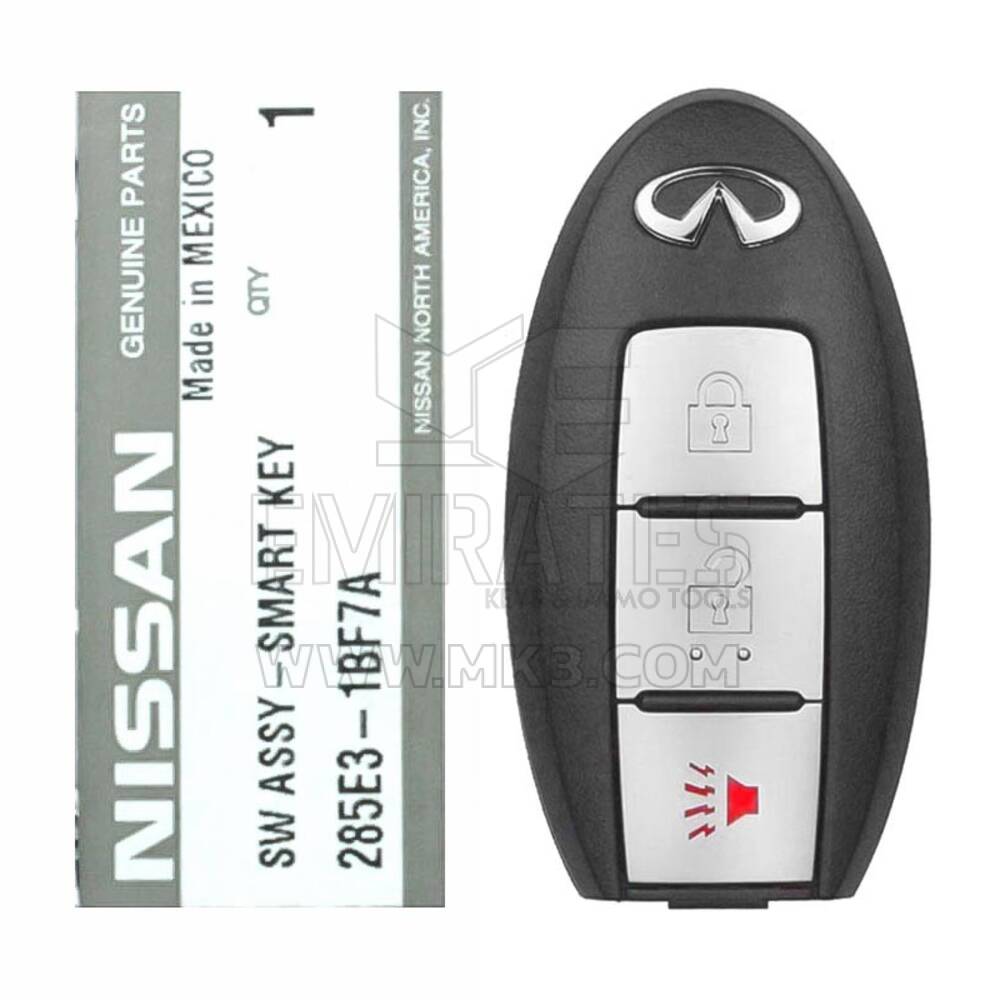 Yepyeni Infiniti FX35 2010 Orijinal/OEM Smart Kumanda 3 Buton 433MHz 285E3-1BF5A 285E3-1BF7A / FCCID: 5WK49674 | Emirates Keys Ve Diagnostic  Autel Xhorse