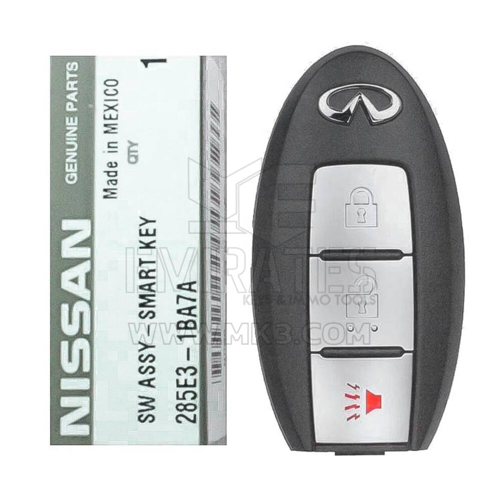 العلامة التجارية الجديدة إنفينيتي FX35 2008 حقيقية / OEM الذكية مفتاح بعيد 3 أزرار 315MHz 285E3-1BA7A 285E31BA7A / FCCID: KR55WK49622 | الإمارات للمفاتيح