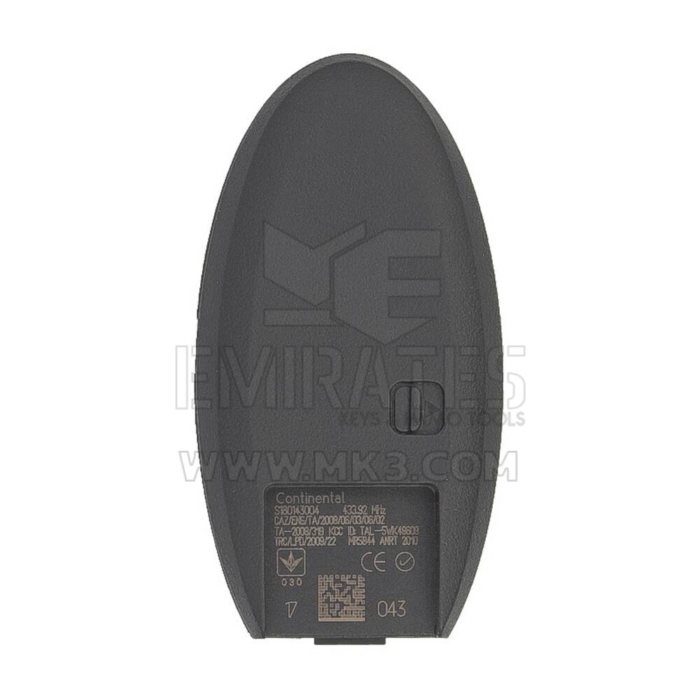 Infiniti QX70 2012 Smart Key Remote 433MHz 285E3-1CA0E | MK3