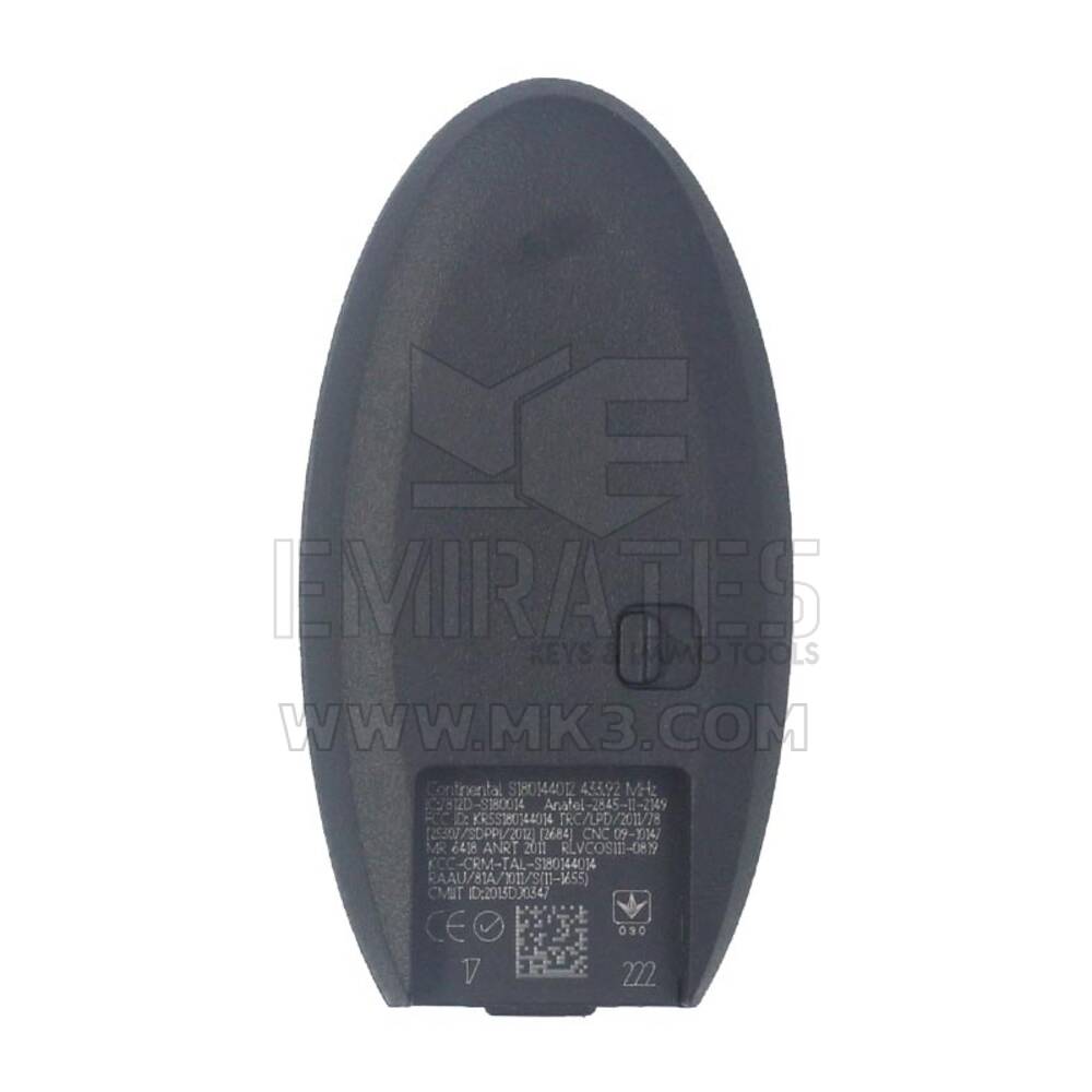 Infiniti QX60 2014 Smart Remote Key 433MHz 285E3-9NB3A | MK3