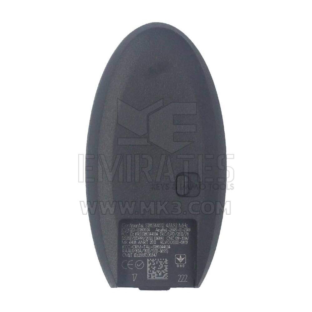 Llave remota inteligente Infiniti QX60 2014 433 MHz 285E3-9NB3A | MK3