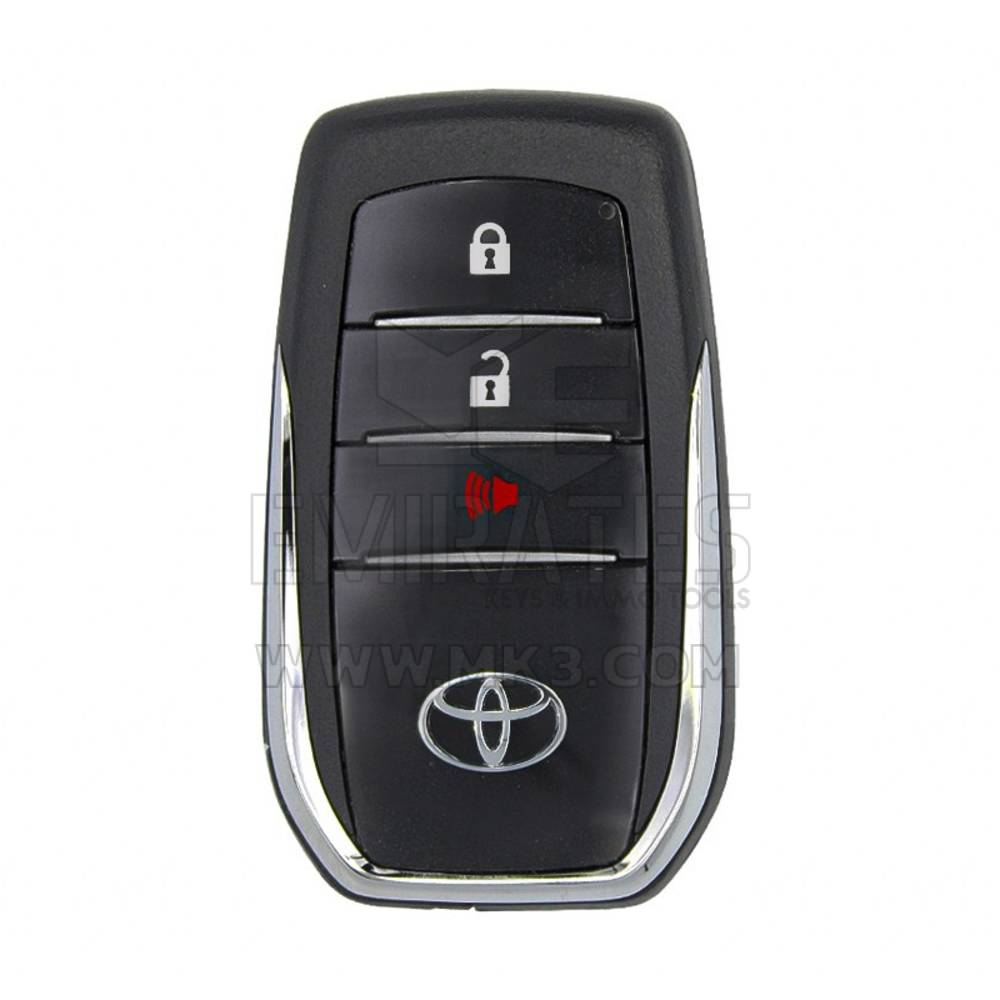 Оригинальный корпус смарт-дистанционного ключа Toyota Land Cruiser 2016-2021 гг., 3 кнопки 89072-60K80
