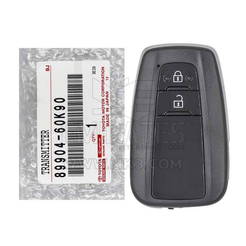 Brand New Toyota Land Cruiser Prado 2018 Genuine/OEM Smart Remote Key 2 Pulsanti 315 MHz 89904-60K90 8990460K90 | Chiavi degli Emirati