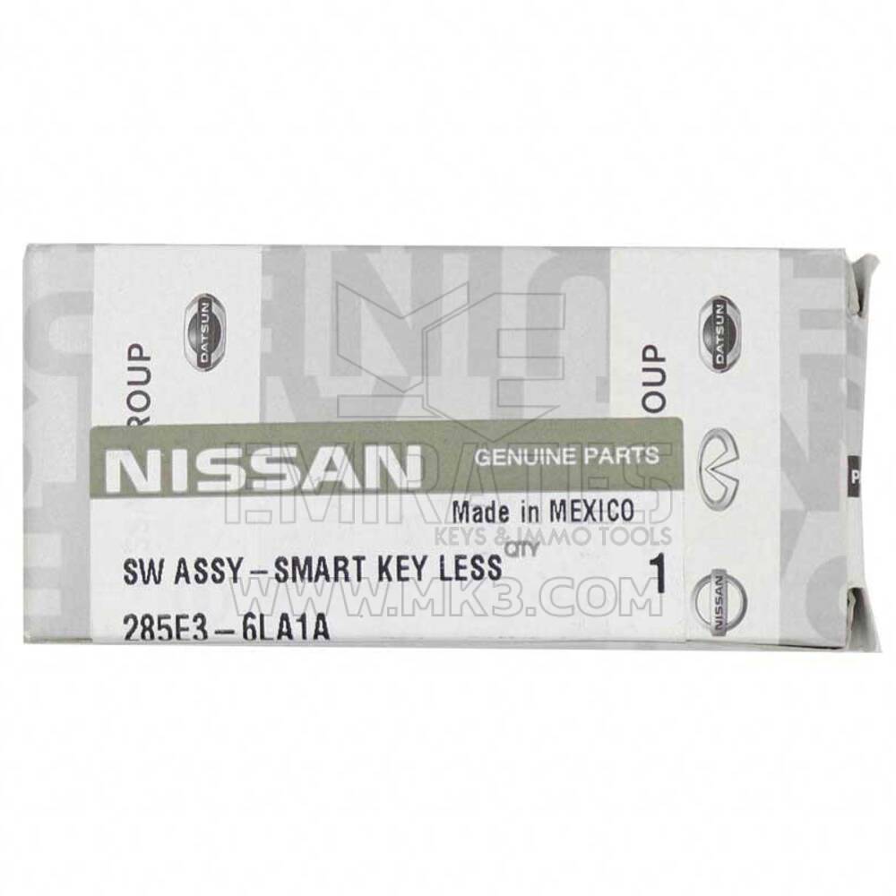 Nuova Nissan Sentra 2020 Genuine/OEM Smart Key 4 pulsanti 433,92 MHz Codice produttore: 285E3-6LA1A, 285E36LA1A, FCCID: KRSTXN1 | Chiavi degli Emirati