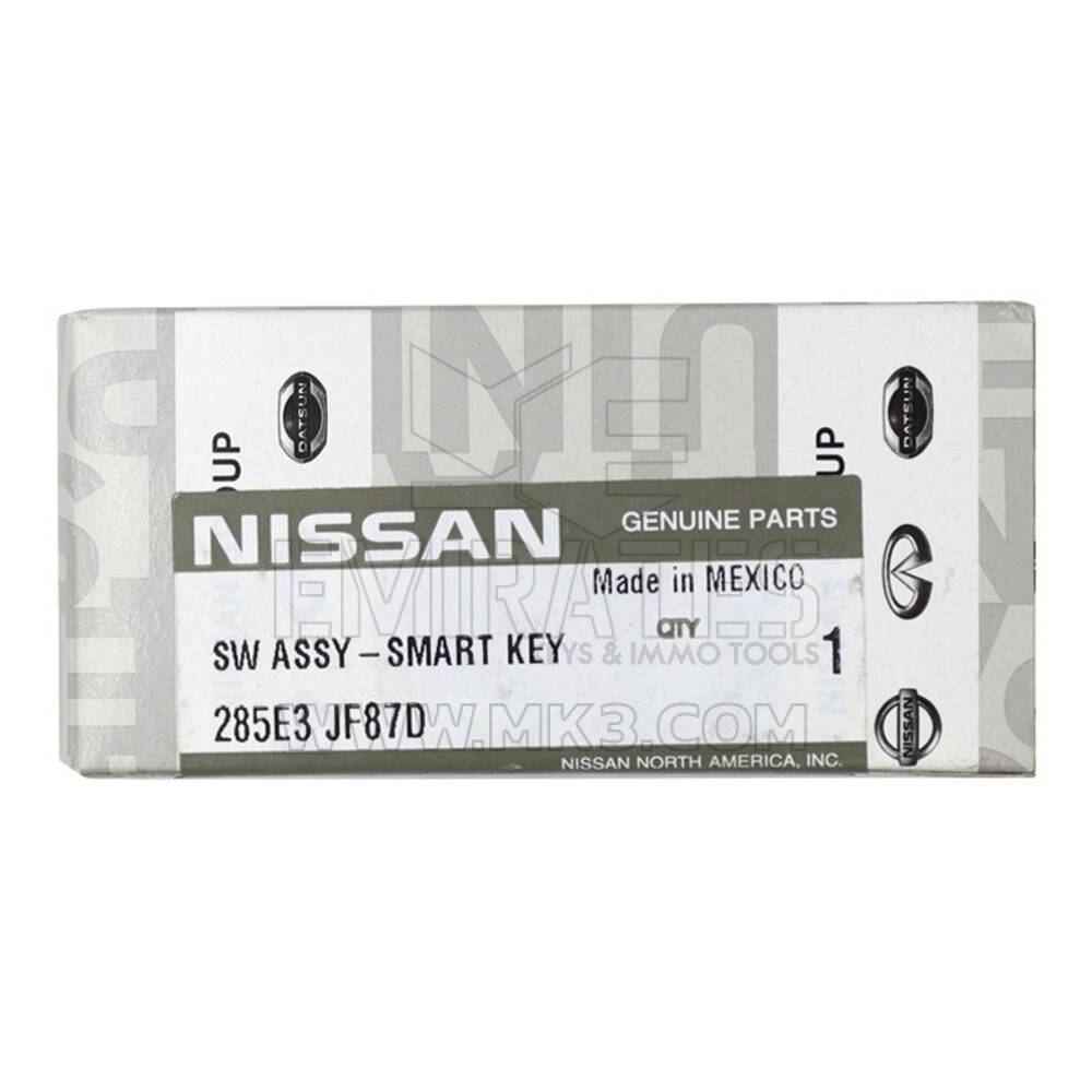 Clé intelligente Nissan GTR 2019 authentique/OEM 4 boutons 315 MHz Numéro de pièce du fabricant : 285E3-JF87D 285E3JF87D / FCCID : KR55WK49622 | Clés Emirates