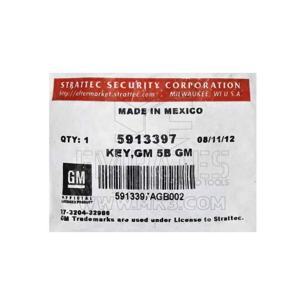 Nouvelle clé à distance Strattec GMC Terrain 2013 5 boutons 315 MHz Numéro de pièce OEM : 5913397 ID FCC : OHT01060512, V2T01060512, V2T01060514, AVL-B01T1AC, AVL-B01T2AC | Clés Emirates