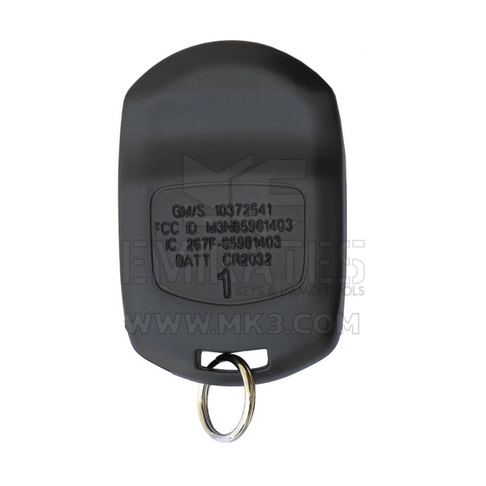 Chevrolet Corvette Genuine Smart Remote Key 10372541 | MK3