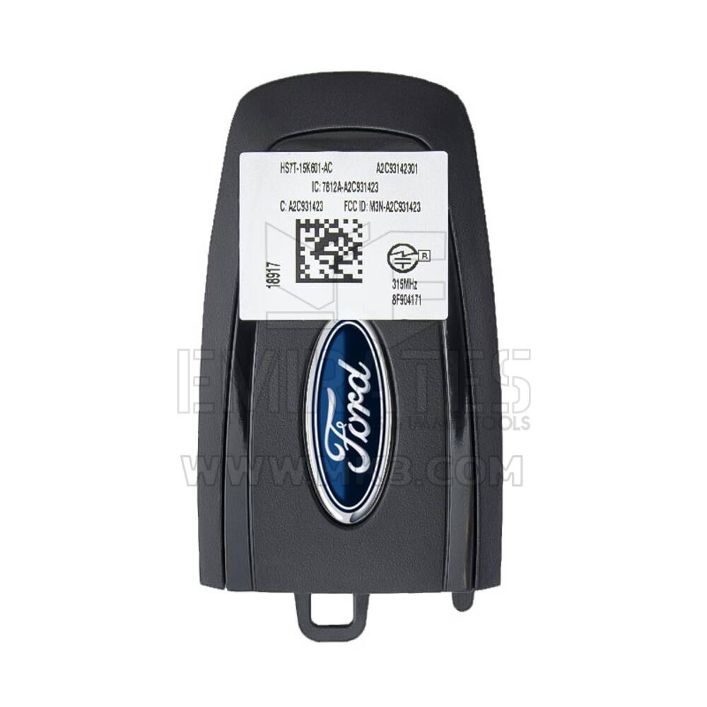 Chave remota inteligente original Ford 2016+ 315 MHz HS7T-15K601-AC | MK3