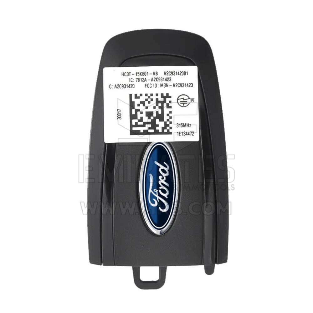 Chiave intelligente originale Ford 2017 315 MHz HC3T-15K601-AB | MK3