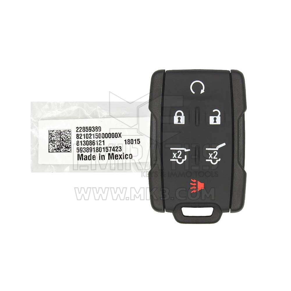 New Genuine - OEM GMC 2015 Remote 6 Buttons 433MHz Black Color Manufacturer Part Number: 22859389 | Emirates Keys