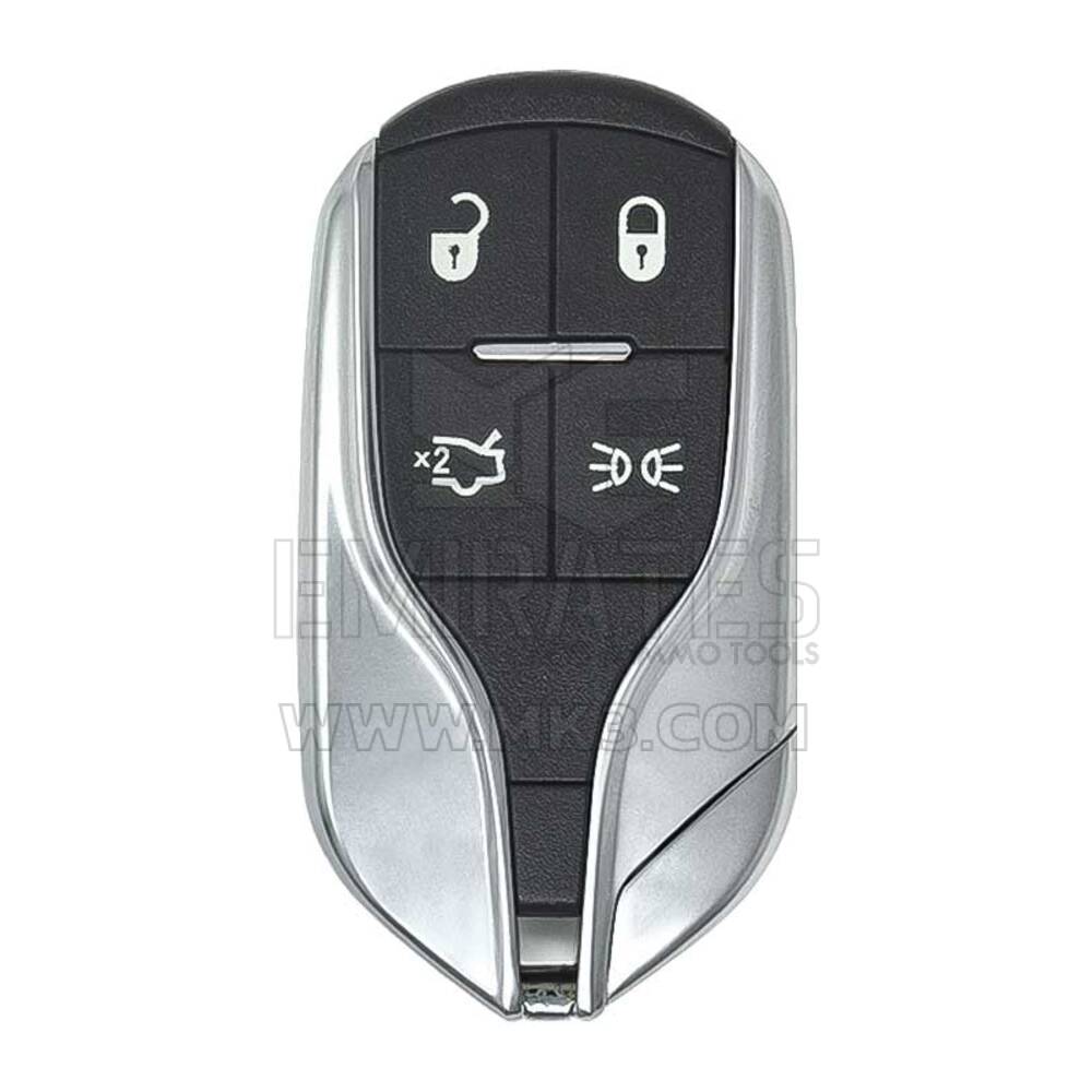 Maserati Chrome Smart Key Remote Shell 4 botones