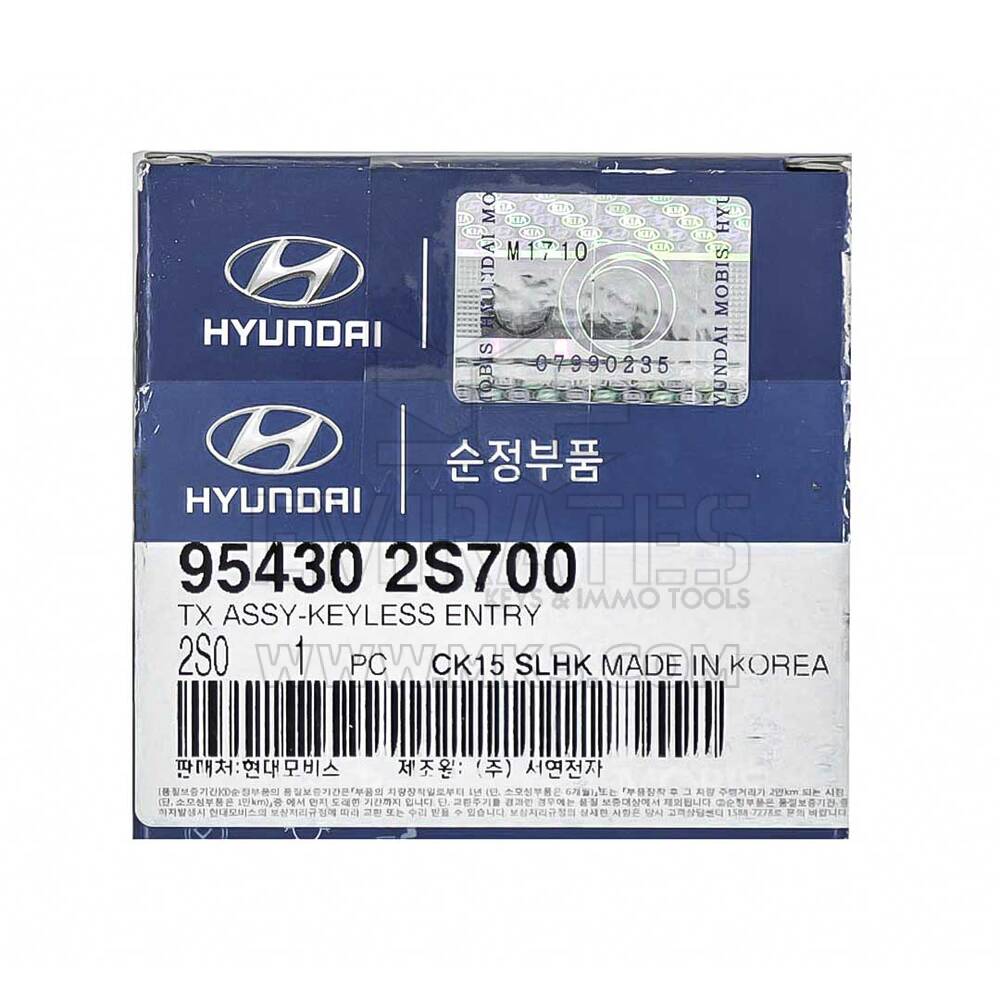 Nuova Hyundai Tucson 2012 chiave telecomando flip originale 4 pulsanti 433 MHz 95430-2S700 954302S700, 95430-2S701 / FCCID: OKA-860T | Chiavi degli Emirati