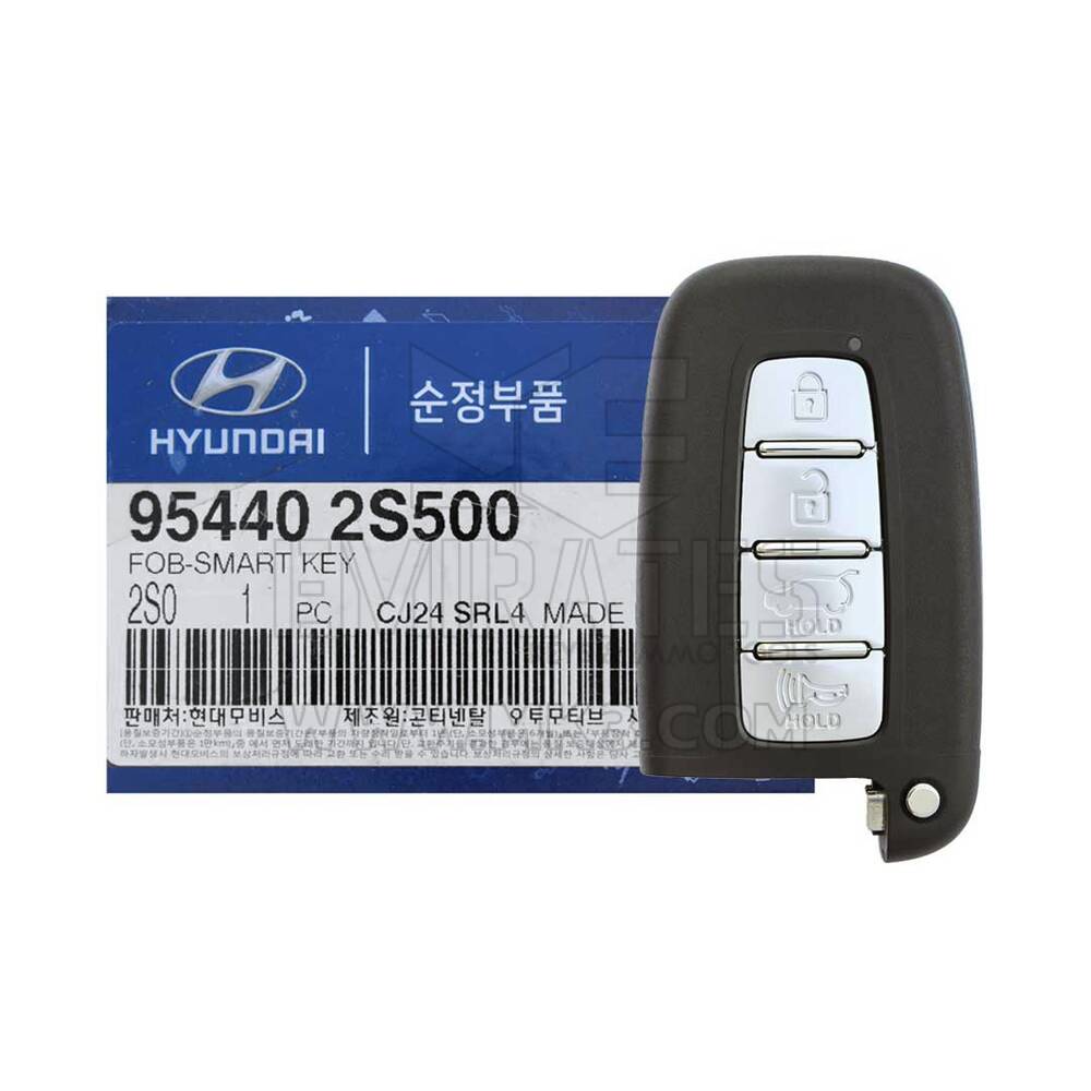 Novo Hyundai Tucson 2013 Genuine Smart Key Remoto 4 Botões 433MHz 95440-2S500 954402S500 / FCCID: SVI-HMFEU04 | Chaves dos Emirados