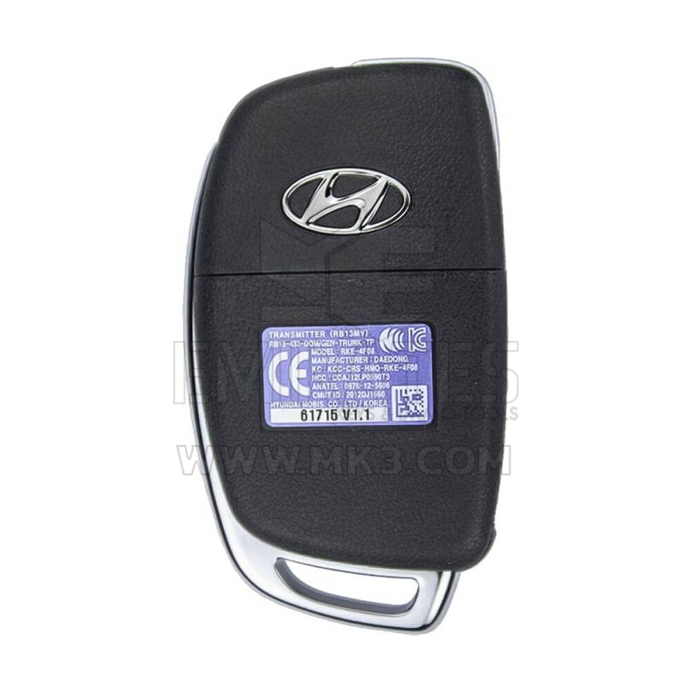 Hyundai Accent 2014 Flip Remote Key 433MHz 95430-1RAB1 | MK3