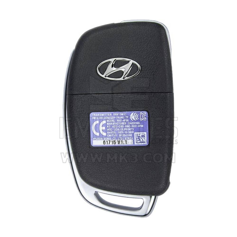 Hyundai Accent 2014 Flip Remote Key 433MHz 95430-1RAB1 | mk3