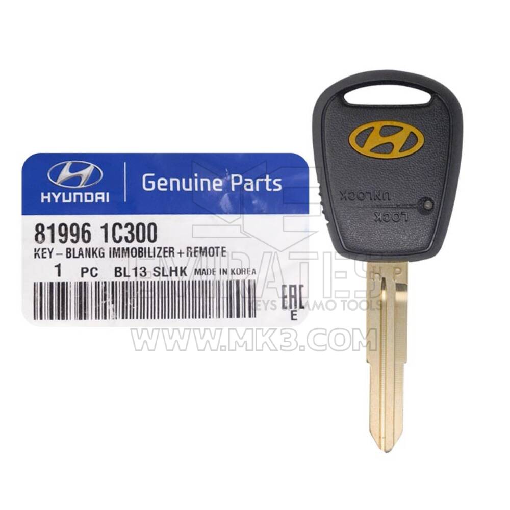 Hyundai Genuine / OEM Remote 1 زر 433 ميجا هرتز 81996-1C300 819961C300 / FCCID: SEKS-02Tx | الإمارات للمفاتيح