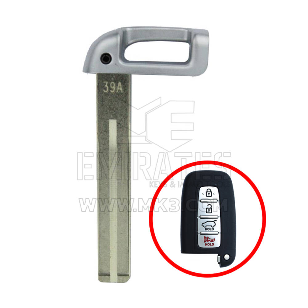 Hyundai Genuine Smart Key Remote Blade TOY48 81996-3S020 / 81999-3M020