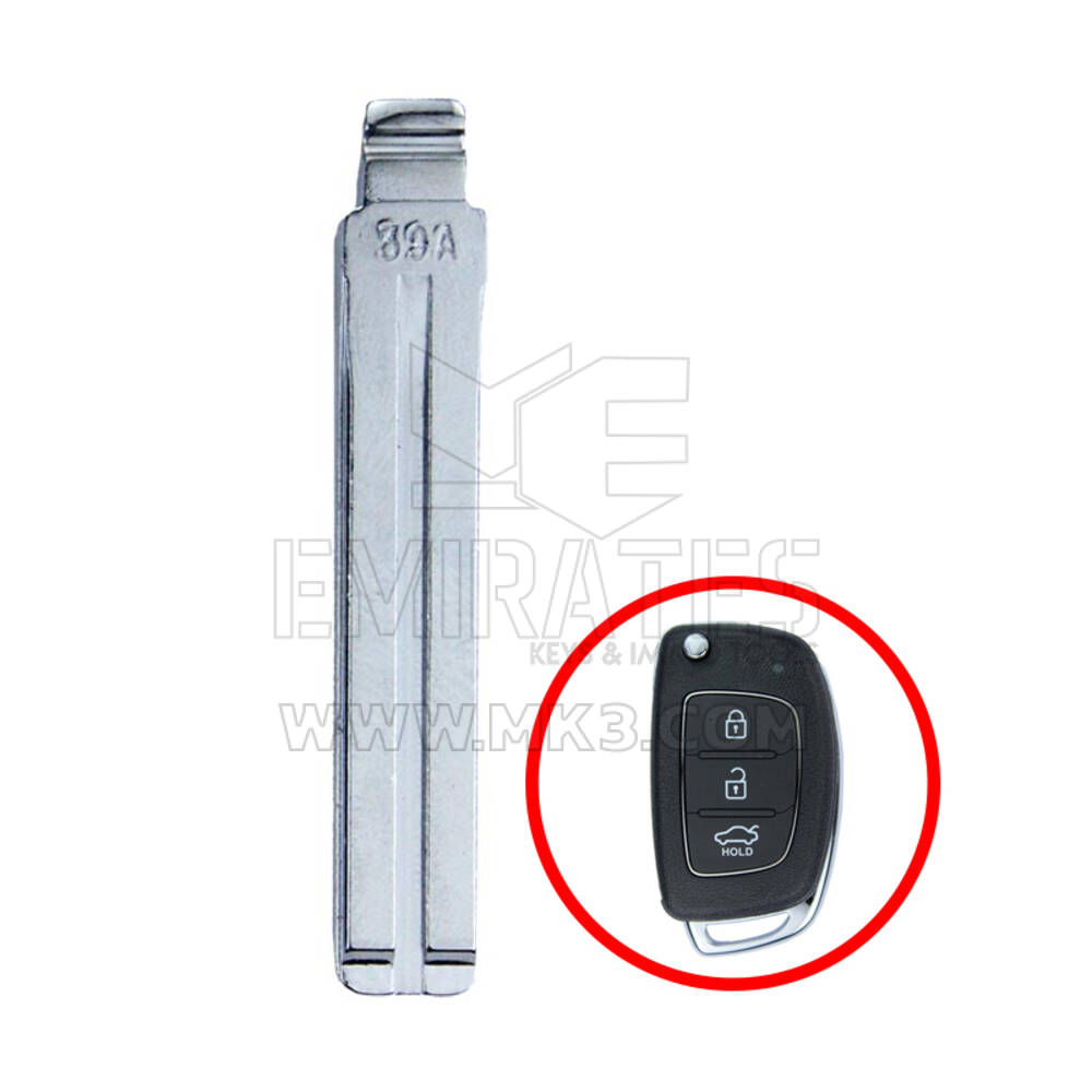 Hyundai Sonata 2014 Genuine Flip Remote Key Blade 81996-2S020