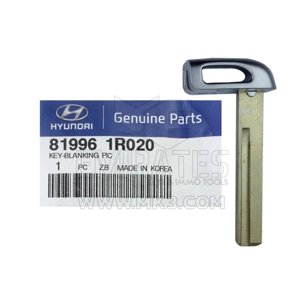 New Hyundai Veloster 2012 Genuine/OEM Smart Key blade HYN17 Manufacturer Part Number: 81996-1R020 | Emirates Keys