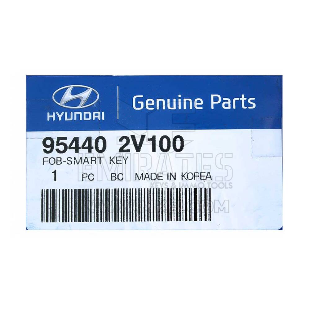 New Hyundai Veloster Sonata 2012 Genuine/OEM Smart Key Remote 4 Buttons 315MHz 95440-2V100 954402V100 / FCCID: SY5HMFNA04 | Emirates Keys