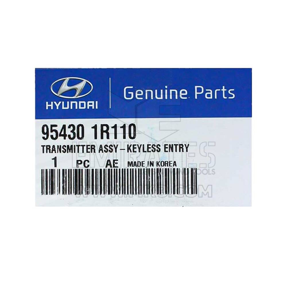 Yeni Hyundai Accent 2012-2013 Orijinal/OEM Çevirmeli Uzaktan Kumanda 2 Düğme 433MHz 95430-1R110 954301R110 / FCCID: RKE-4A01 | Emirates Anahtarları