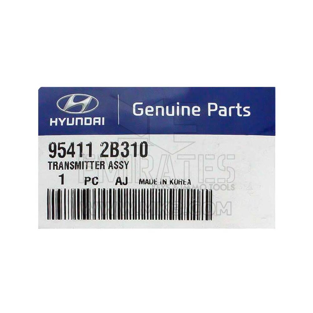 Yeni Hyundai Santa Fe 2008 Orijinal/OEM Madalya Uzaktan 2 Düğme 315MHz 95411-2B310 954112B310 / FCCID: PINHA-T038 | Emirates Anahtarları