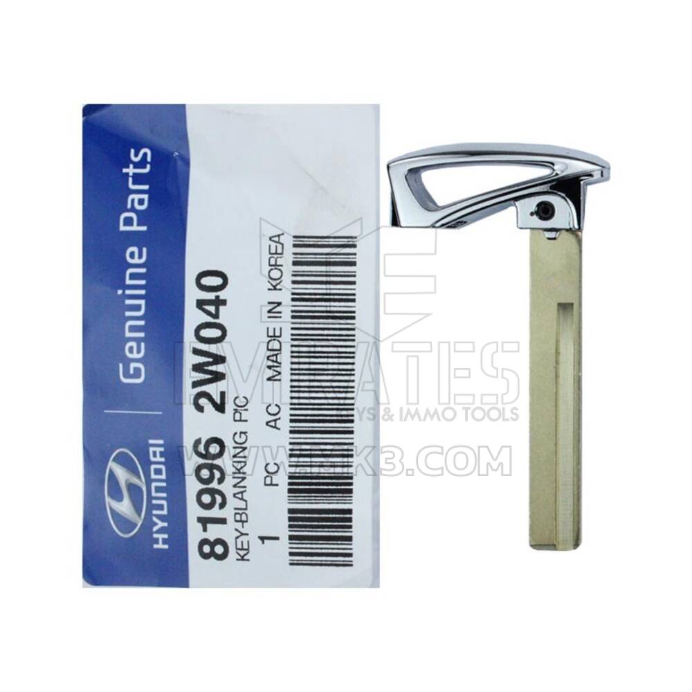 Hyundai Santa Fe 2013 Genuine Remote Key blade 81996-2W040 | MK3