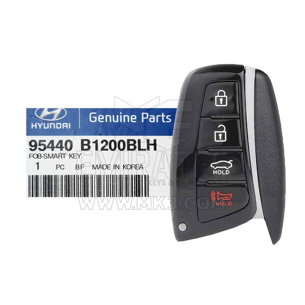 NUOVO telecomando Smart Key originale Genesis 2015-2016 OEM 433 MHz 4 pulsanti 95440-B1200BLH / FCCID: SY5DHFNA433 | Chiavi degli Emirati