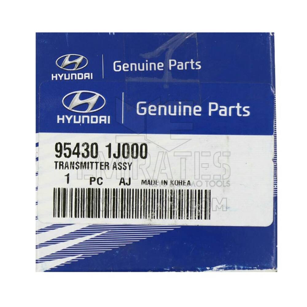 Nouvelle clé à distance Hyundai I20 2012 authentique/OEM 3 boutons 433 MHz puce 46 95430-1J000 954301J000/FCCID : RKE-4F04 | Clés Emirates