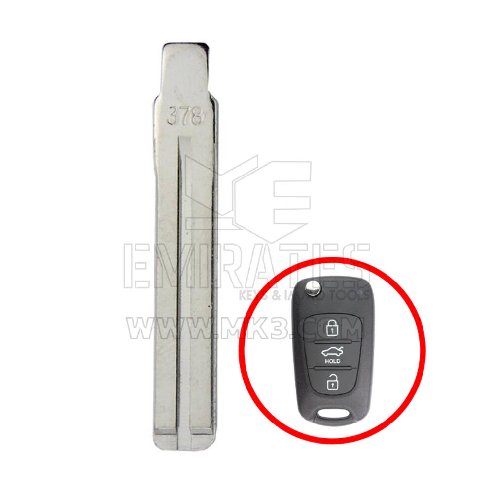 Hyundai I20 I 10 Genuine Flip Remote blade 81996-1J100