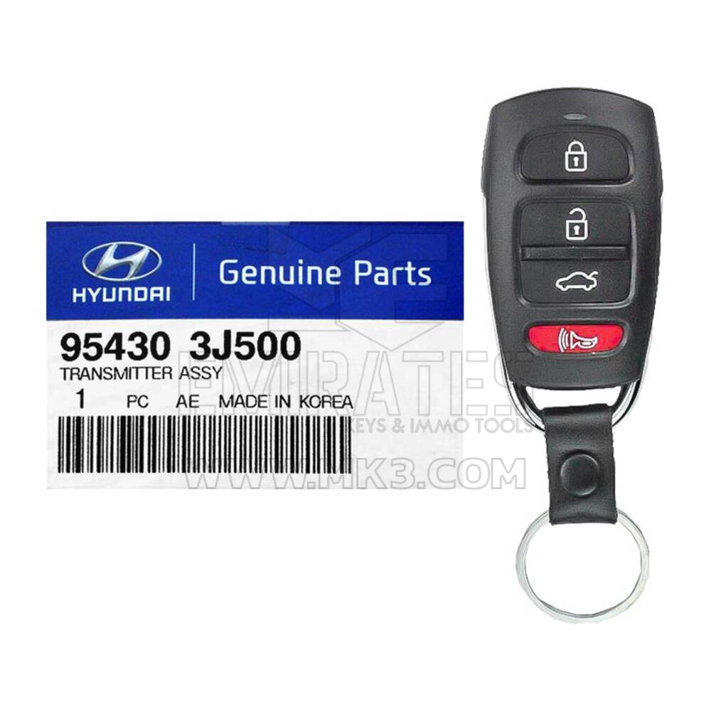 Nuevo Hyundai Veracruz 2007-2012 Genuine/OEM Remote 4 Botones 315MHz 95430-3J500 954303J500 / FCCID: SY55WY8212 | Claves de los Emiratos