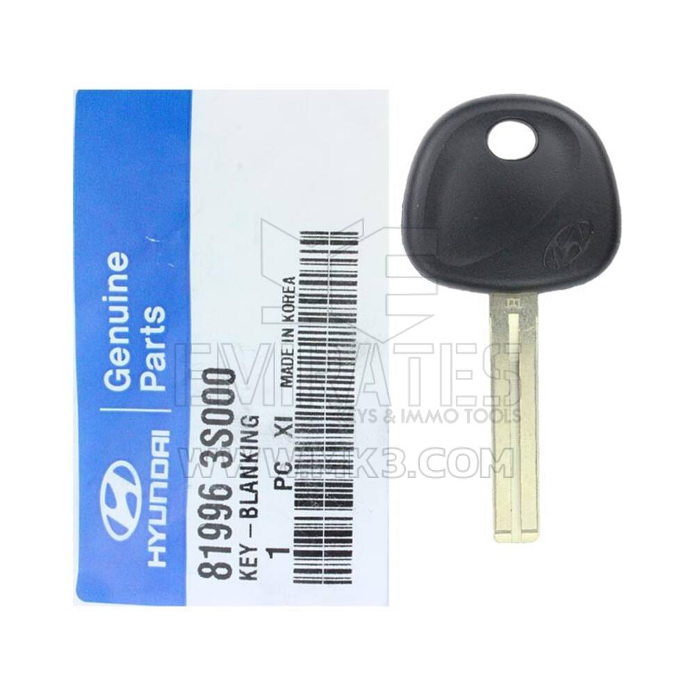 Hyundai Genuine Laser Key without transponder 81996-3S000 | MK3