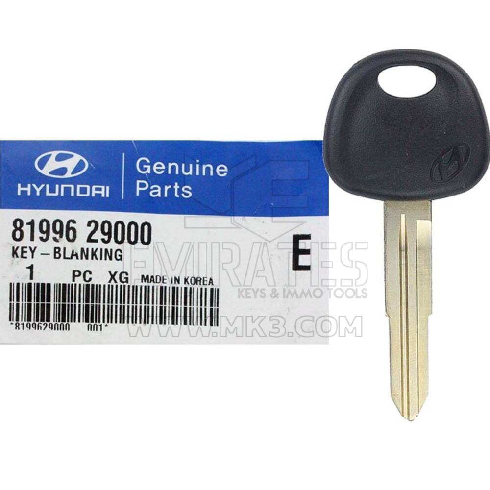 Hyundai Accent Genuine blank Key 81996-29000 | MK3