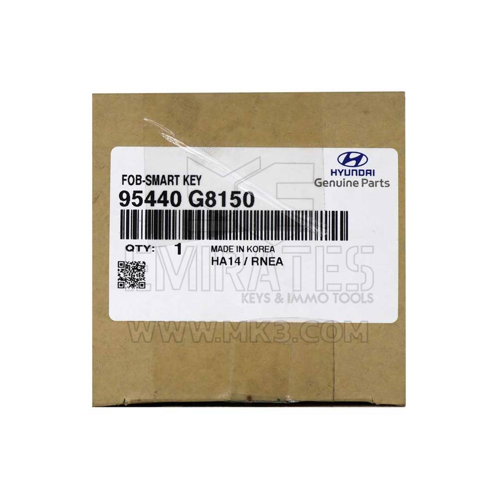 New Hyundai Azera 2022 Genuine / OEM Smart Remote Key 4 Buttons 433MHz OEM Part Number: 95440-G81504X | Emirates Keys
