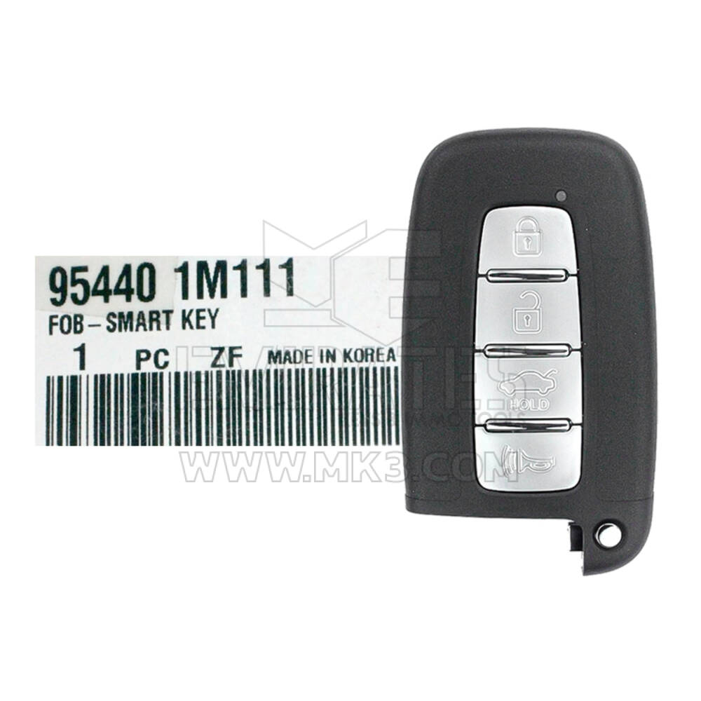 Marque NEUF KIA Cerato 2011 Clé à distance intelligente d'origine/OEM 4 boutons 433 MHz Numéro de pièce du fabricant : 95440-1M111, 954401M111 | Clés Emirates