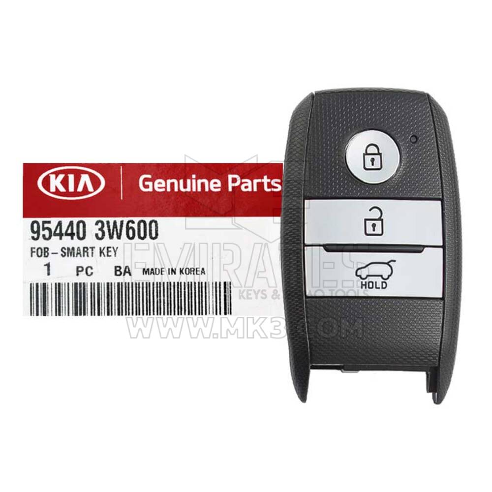 New KIA Sorento Sportage 2014-2015 Genuine/OEM Smart Key Remote 3 Buttons 433MHz 95440-3W600, 95440-2P550, 95440-1W501, FCCID: SV1-XMFGEO3 | Emirates Keys