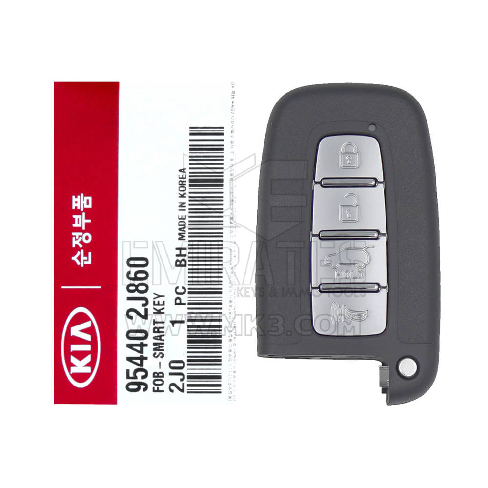 NUEVO KIA mohave 2008-2012 Genuine/OEM Smart Key Remote 4 Botones 433MHz 95440-2J860 954402J860 | Claves de los Emiratos