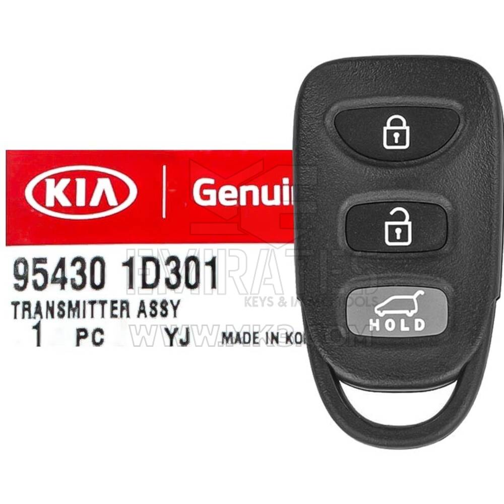 NUOVO telecomando originale KIA Carenz 2008 3 pulsanti 433 MHz 95430-1D301 Numero parte OEM: 95430-1D301 / 95430-1D300 / FCCID: HM-T013 | Chiavi degli Emirati