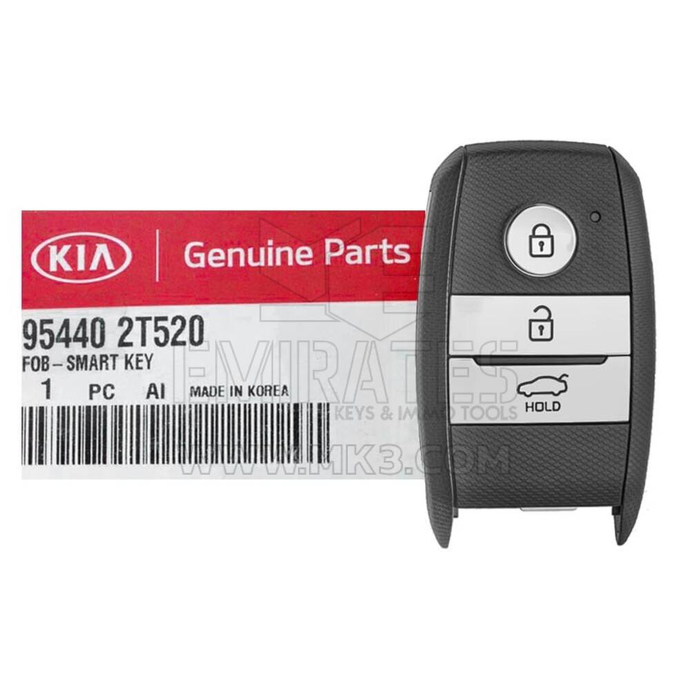 Yeni KIA Optima 2013-2015 Orijinal/OEM Akıllı Anahtar 433MHz 3 Düğme PCF7952A Üretici Parça Numarası: 95440-2T520 , FCC ID: SV1-XMFGEO3 | Emirates Anahtarları