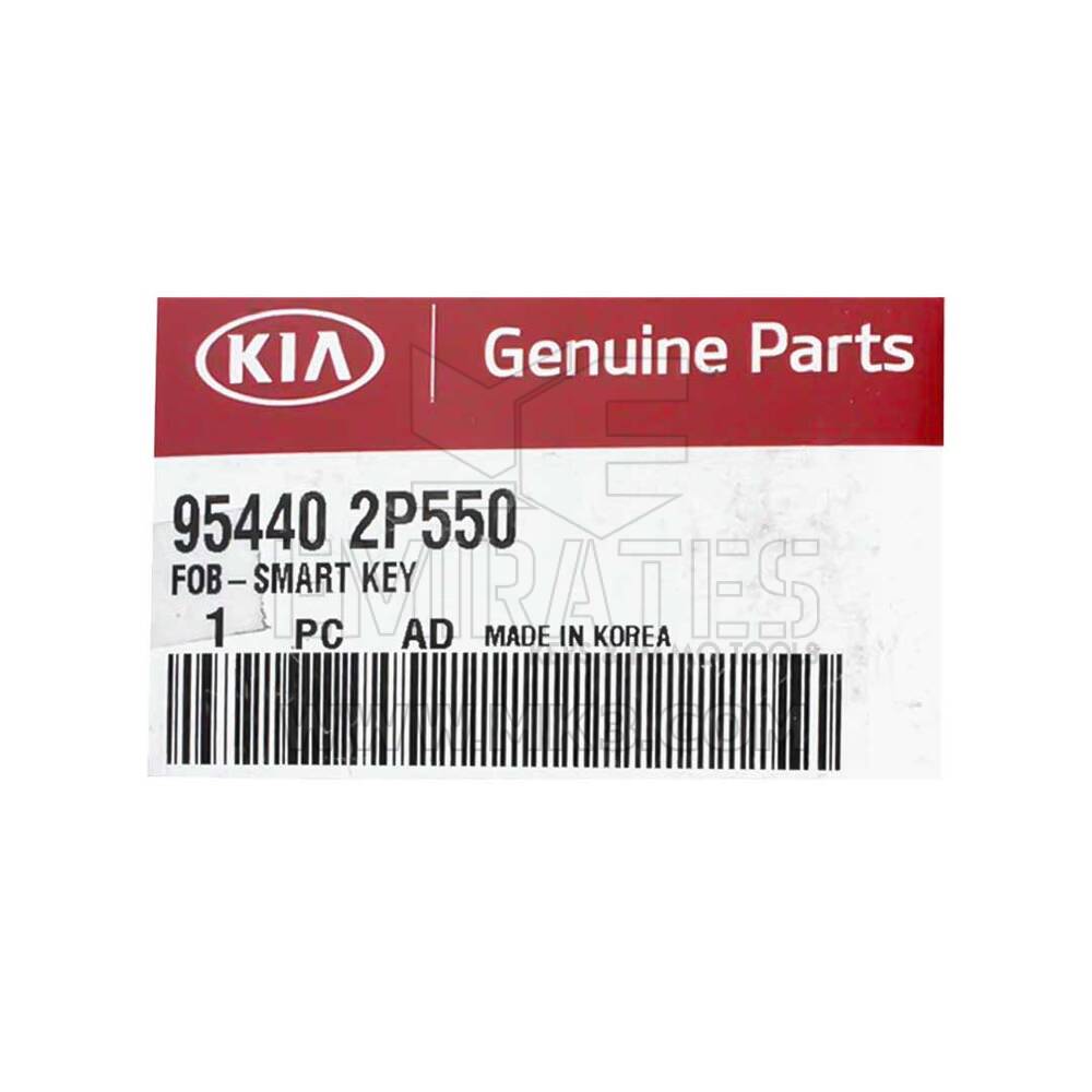 Nouvelle télécommande KIA Sorento 2013-2014 d'origine/OEM Smart Key 3 boutons 433 MHz 95440-2P550 954402P550 - FCCID : SVI-XMFGEO3 | Clés Emirates