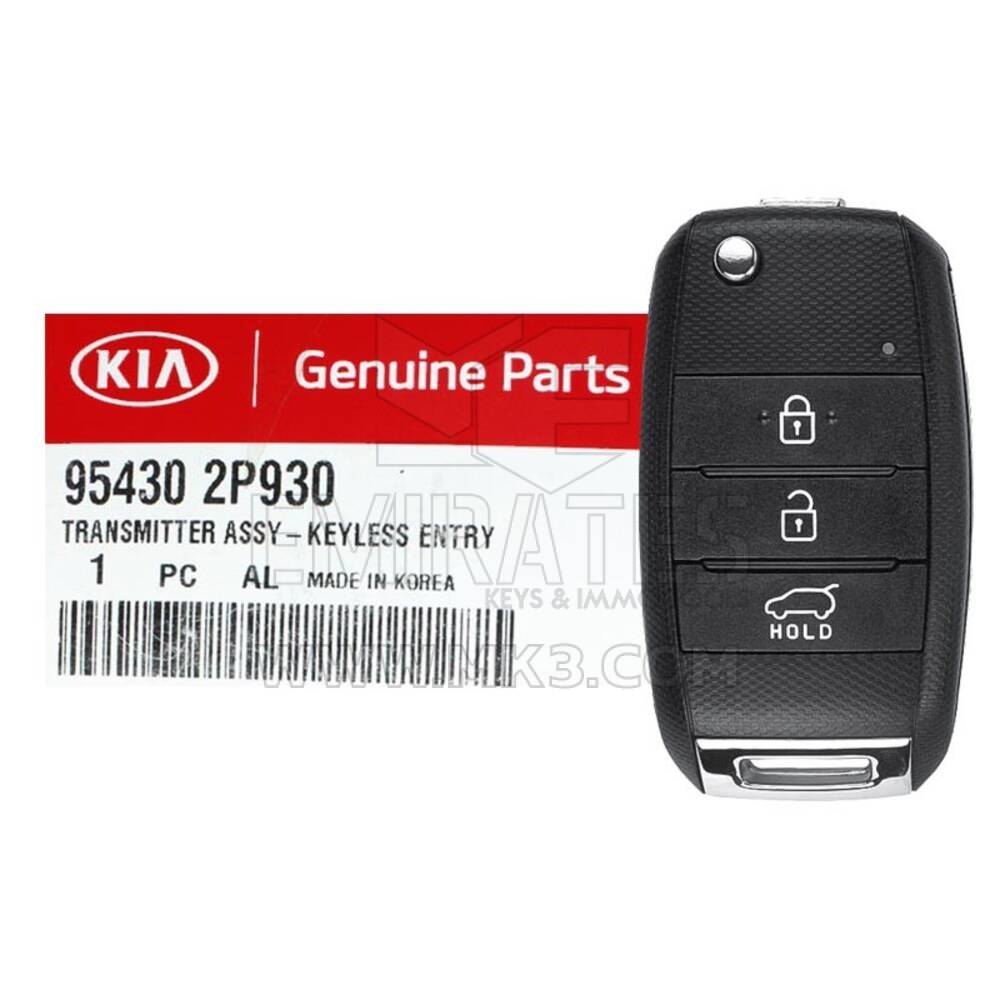 Brand NEW KIA Sorento 2013-2014 Genuine/OEM Flip Remote Key 3 Button 433MHz 95430-2P930 954302P930, FCCID: RKE-4F13 | Emirates Keys